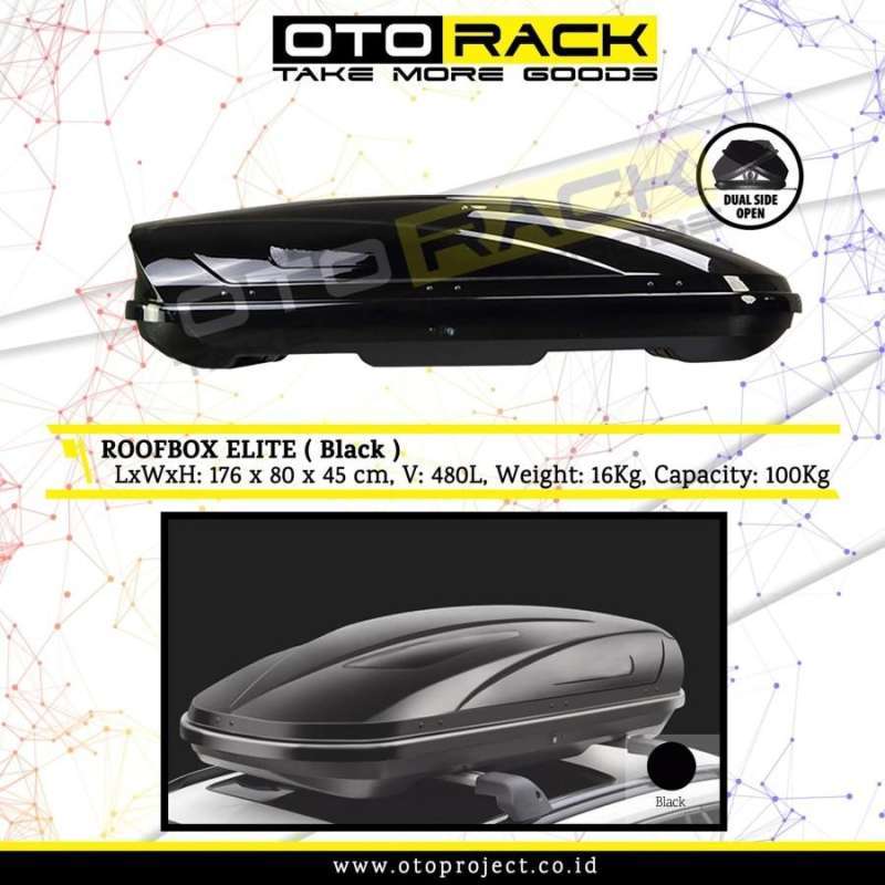 Jual Roof Box Otorack Elite Series 480L RoofBox Rack Bagasi Atas Mobil