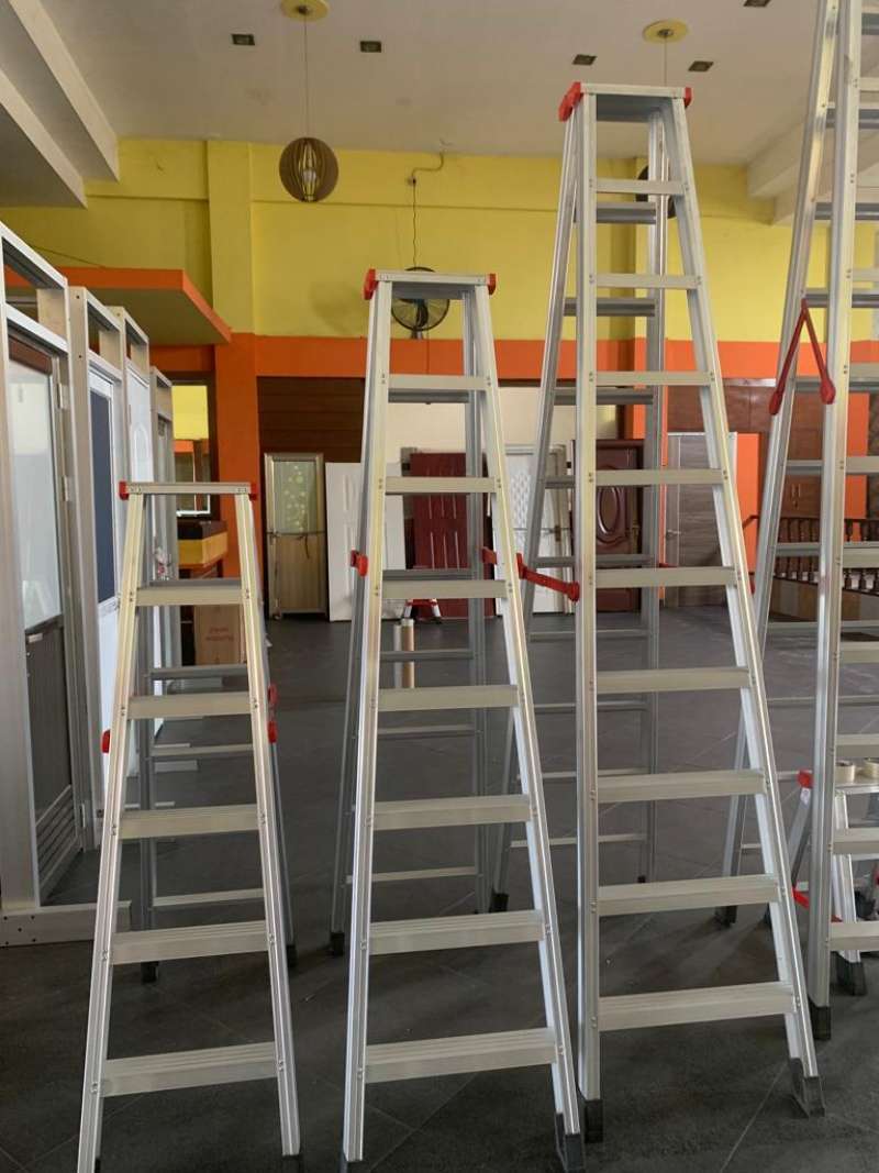 Promo Tangga Lipat 2,5 Meter/tangga Aluminium/tangga Lipat Murah Diskon