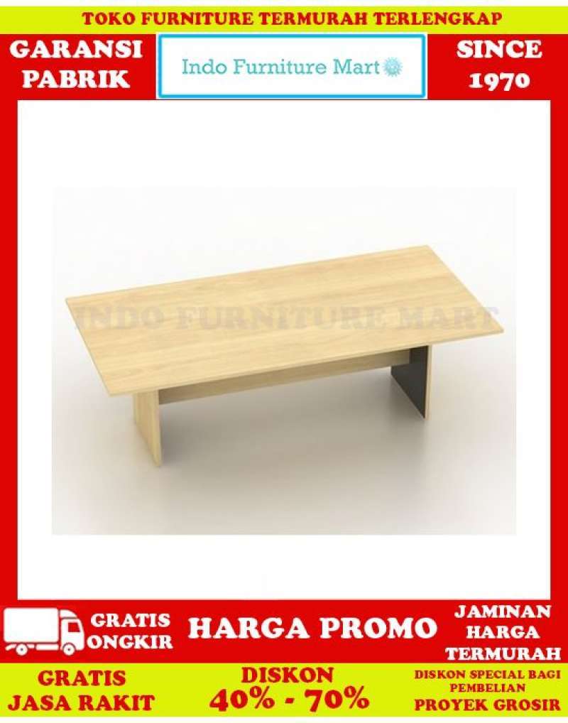 Jual Free Ongkir Meja Rapat Meeting Kantor Kotak Modera Bct 9518 180cm