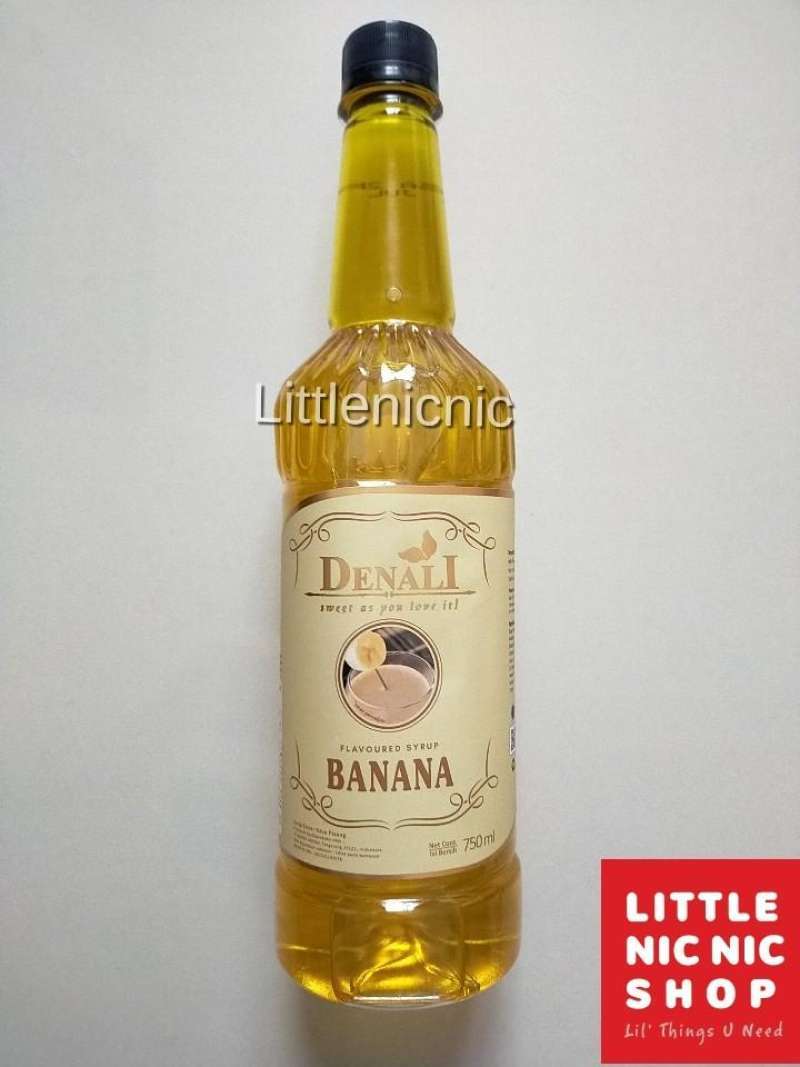 Jual Sirup Denali Banana Flavoured Syrup Minuman Cafe Di Seller Little