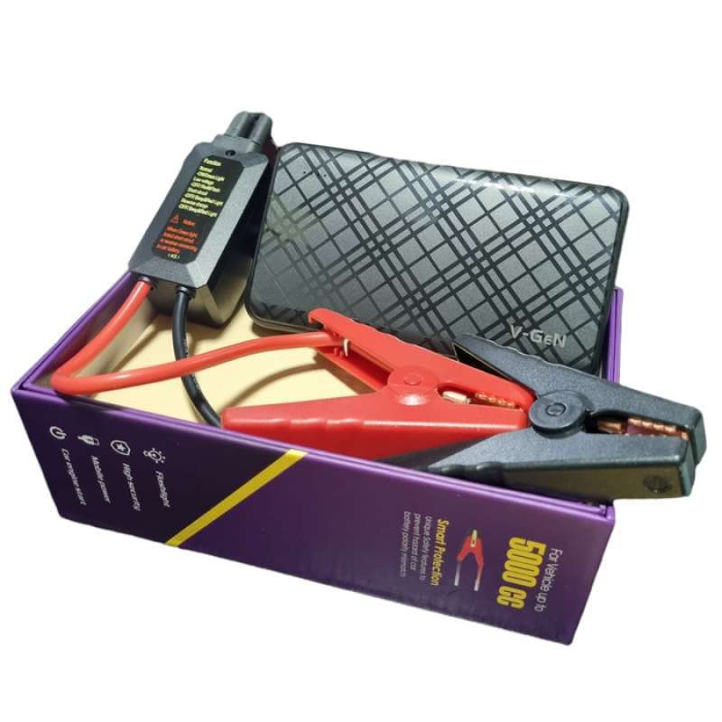 Jual VGen Jumper Powerbank 7200Mah Car Jump Starter Accu Aki