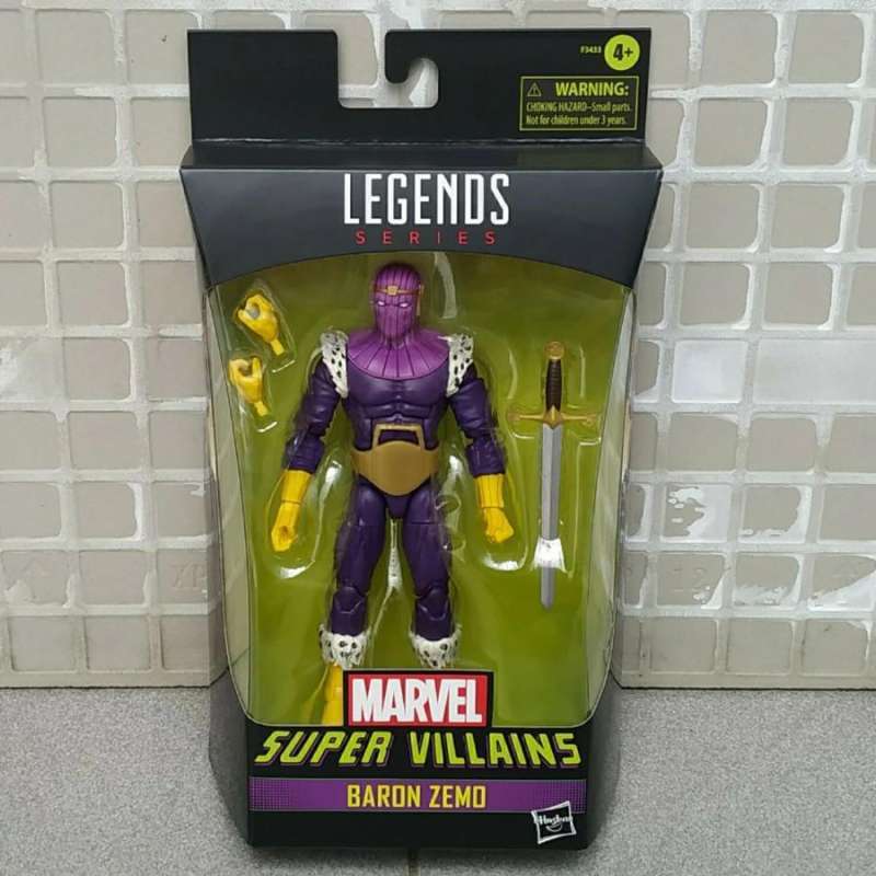 Figurine Marvel Legends Baron Zemo – Hasbro, Plastique, Collection