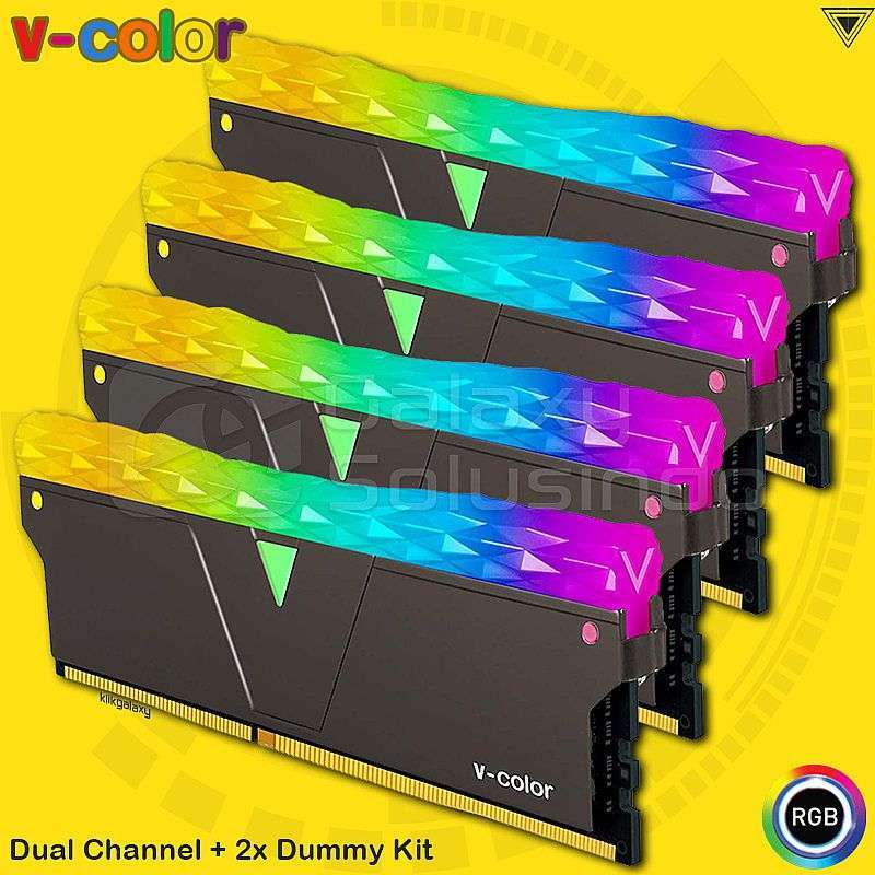 Promo V-COLOR Prism PRO RGB SCC KIT 16GB (2x8) DDR4 3600MHz - Black ...