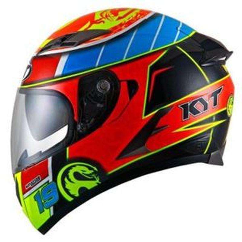 Jual Helm KYT Vendetta 2 Dragon Xavier Simeon Red Blue Fullface Visor