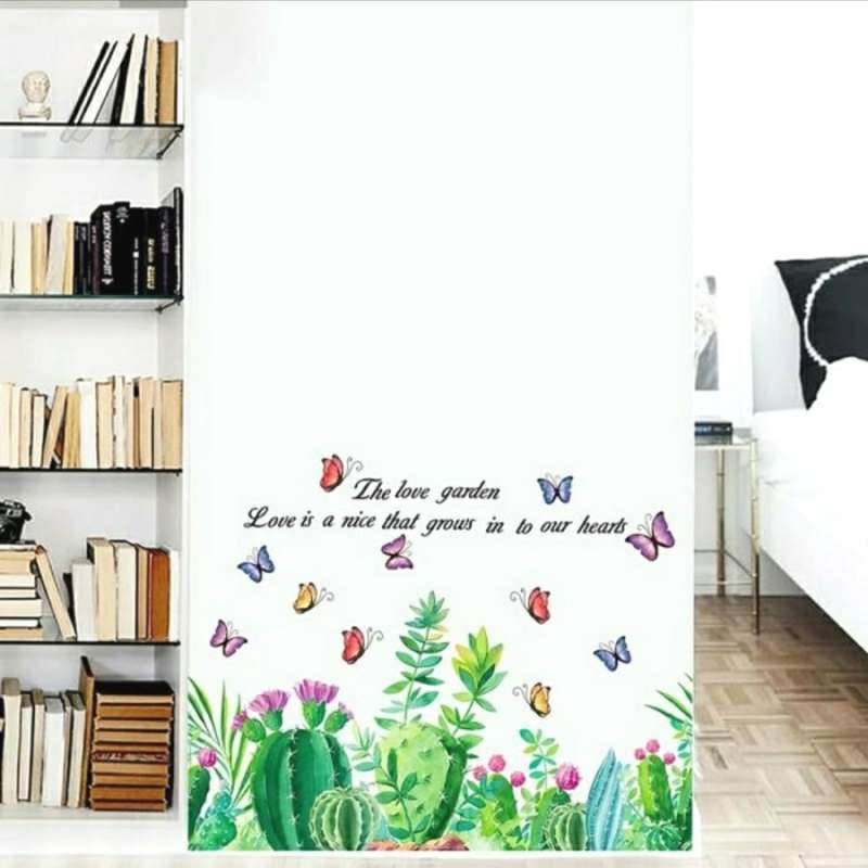 Jual Wall Decor Garden Kaktus Taman Hiasan Dinding Wallsticker di