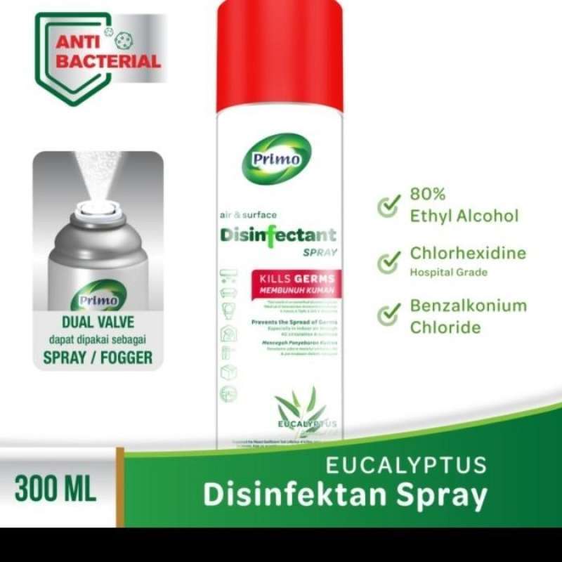 Jual DISINFECTANT SPRAY EUCALYPTUS kayu putih 500ML AEROSOL TUTUP MERAH di Seller cahaya abadi
