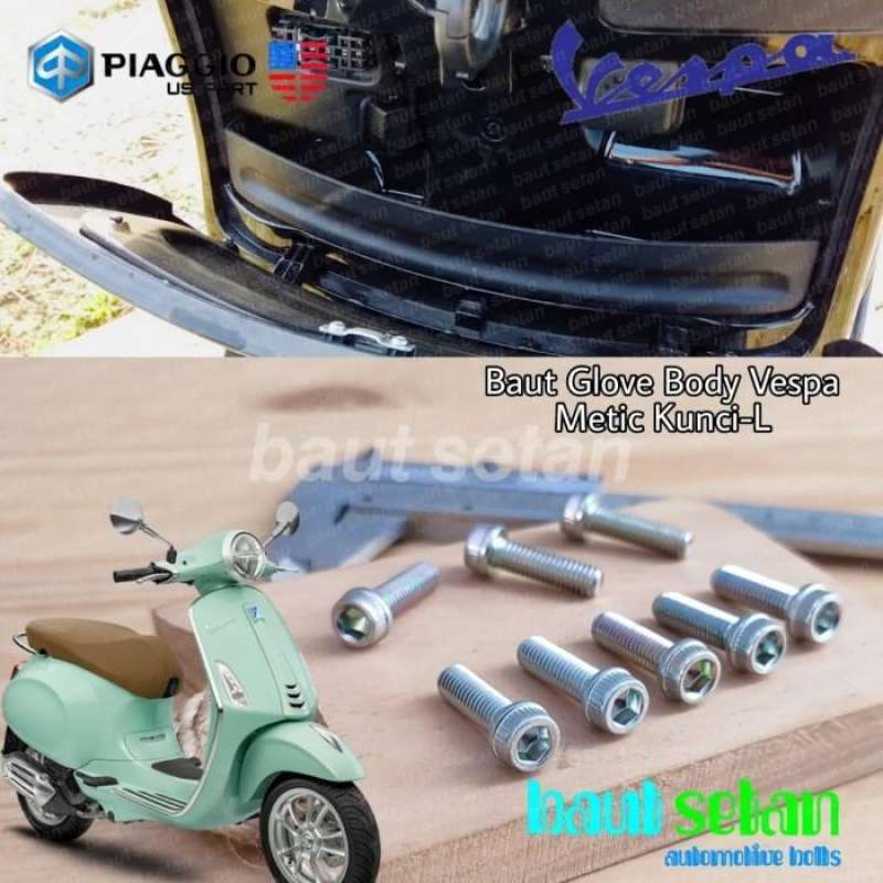 Jual Baut Body Vespa Matic Kunci L Pengganti Baut Torx Di Seller Devil Bolts Parung, Kab