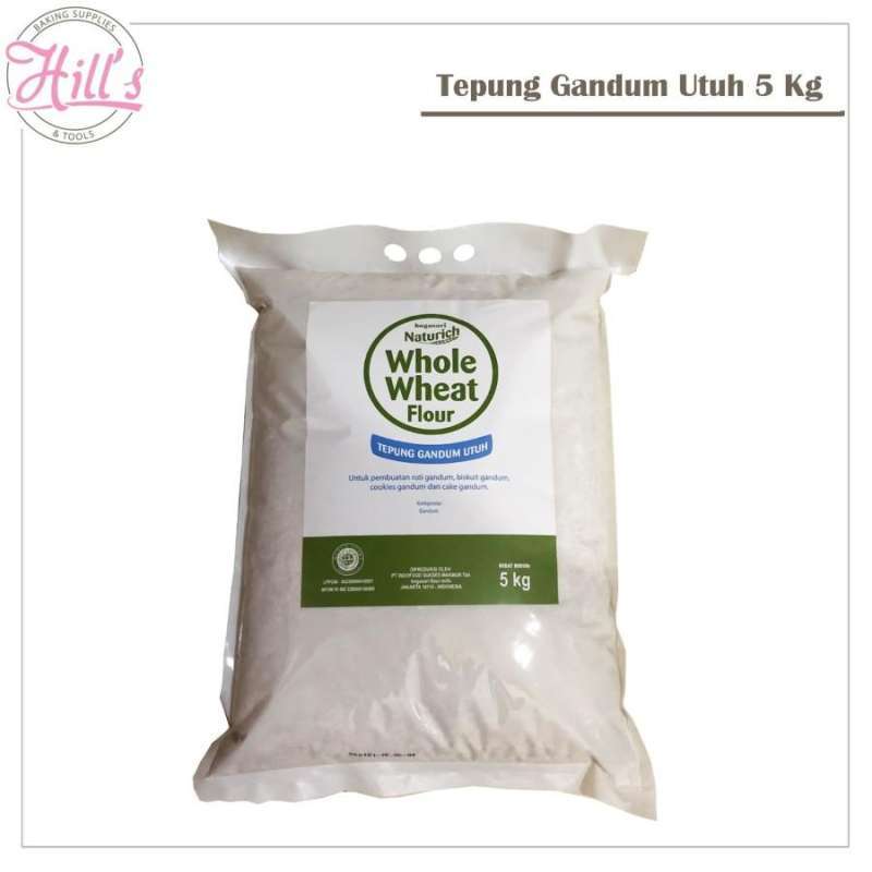 Jual TEPUNG GANDUM UTUH 5 kg BOGASARI NATURICH WHOLE WHEAT FLOUR 5kg