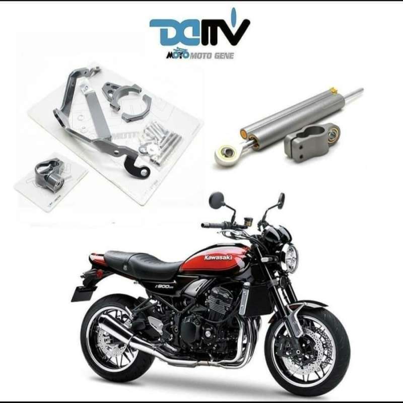 Promo Steering Damper Ohlins SD000 Set Bracket DMV Germany Kawasaki