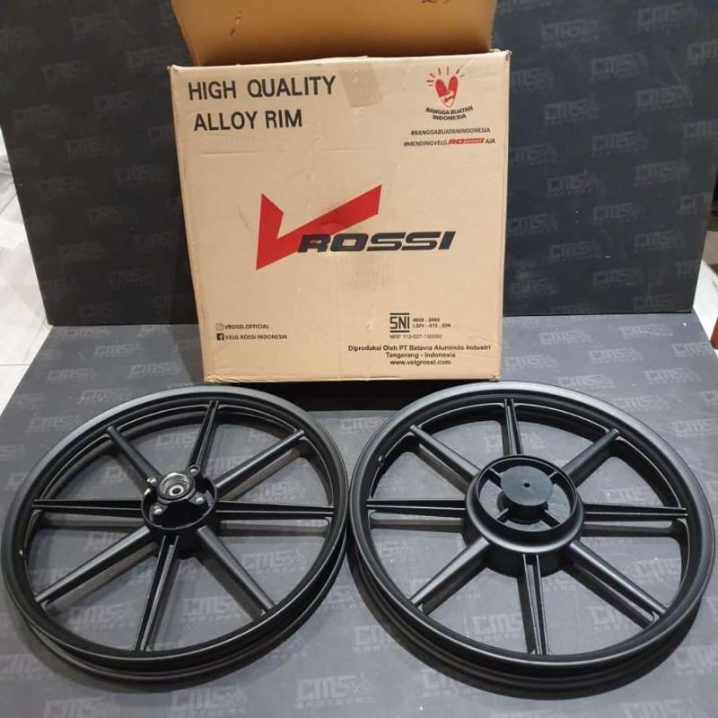 Jual Velg V-Rossi Palang 8 Zigen Swan Yamaha Jupiter Mx Ring 17 Hitam