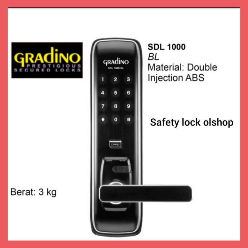 Jual smart doorlock sdl 1000 gradino di Seller safetylock - Pegadungan ...