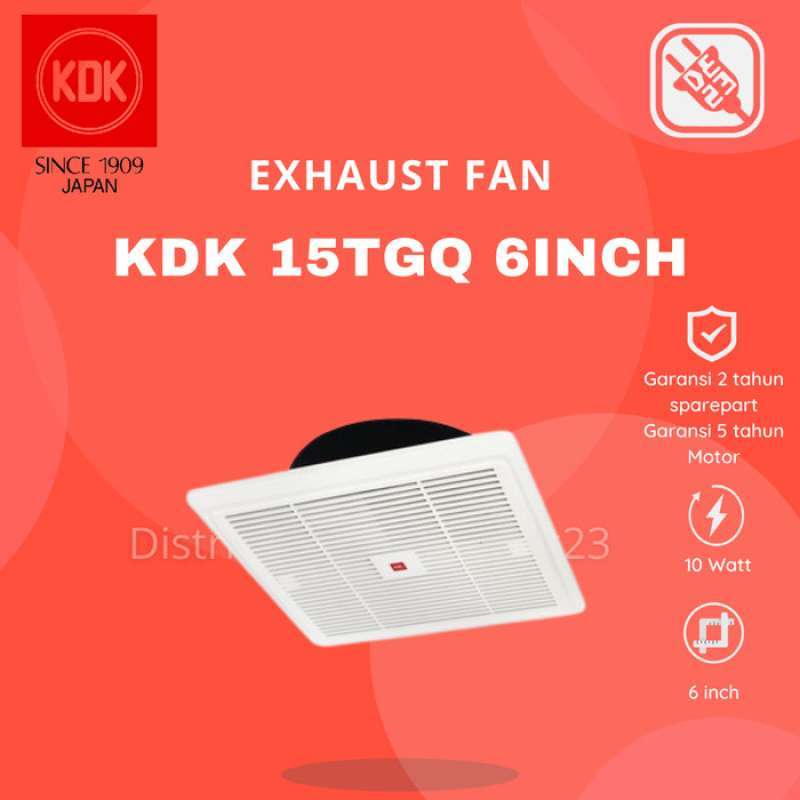 Jual Kdk Ceiling Exhaust Fan / Exhaust Fan Plafon 6 Inch 15Tgq di