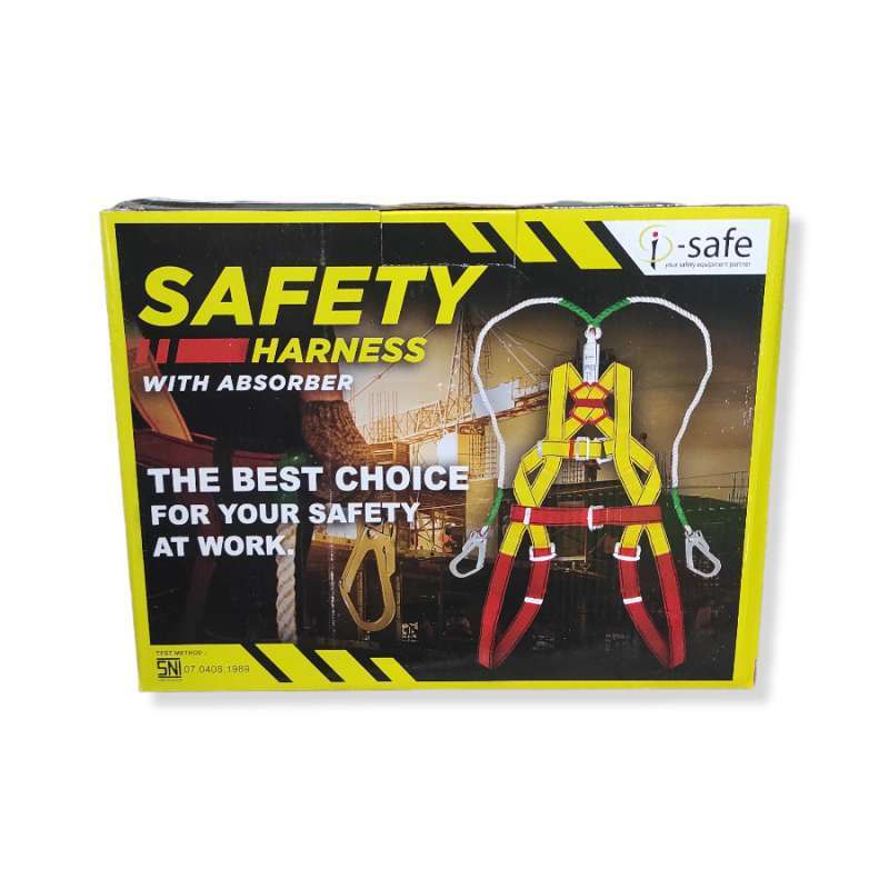 Jual Full Body Harness/safety Harness Isafe Pro Absorber Double Hook