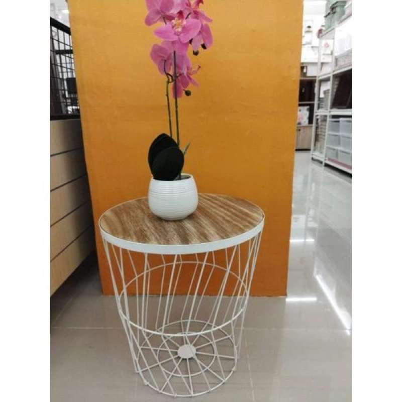 Jual Selma Meja Sisi Tierra Informa Meja Sudut Meja Ruang Tamu - Merah