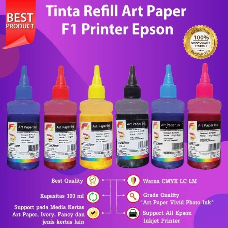 Jual Tinta Art Paper F1 Ink Refill Printer Epson L1300 L1800 T1100 1390