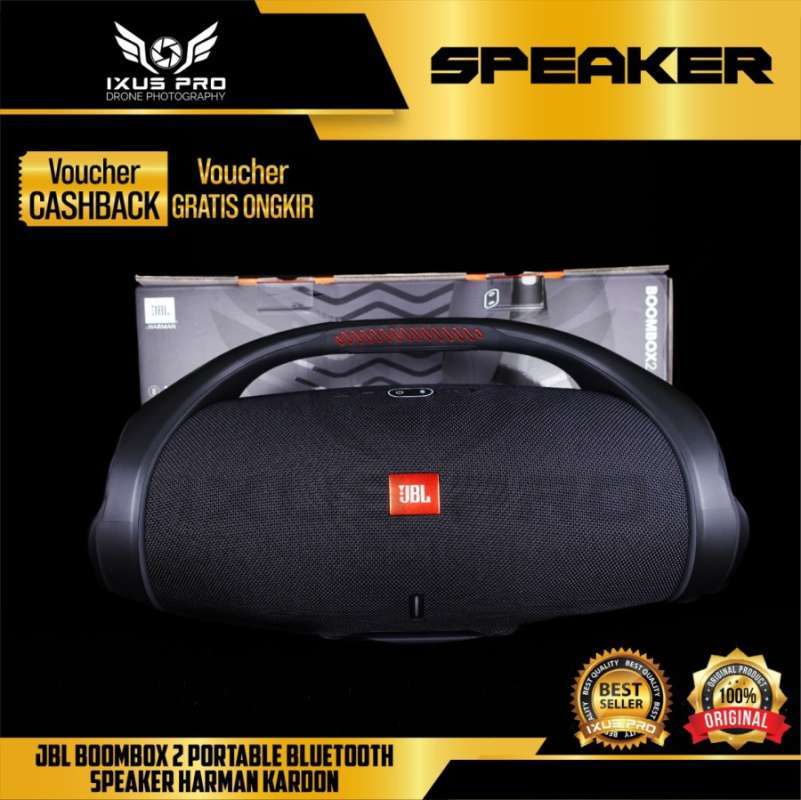 Promo JBL Boombox 2 Portable Bluetooth Speaker Harman Kardon Diskon 47