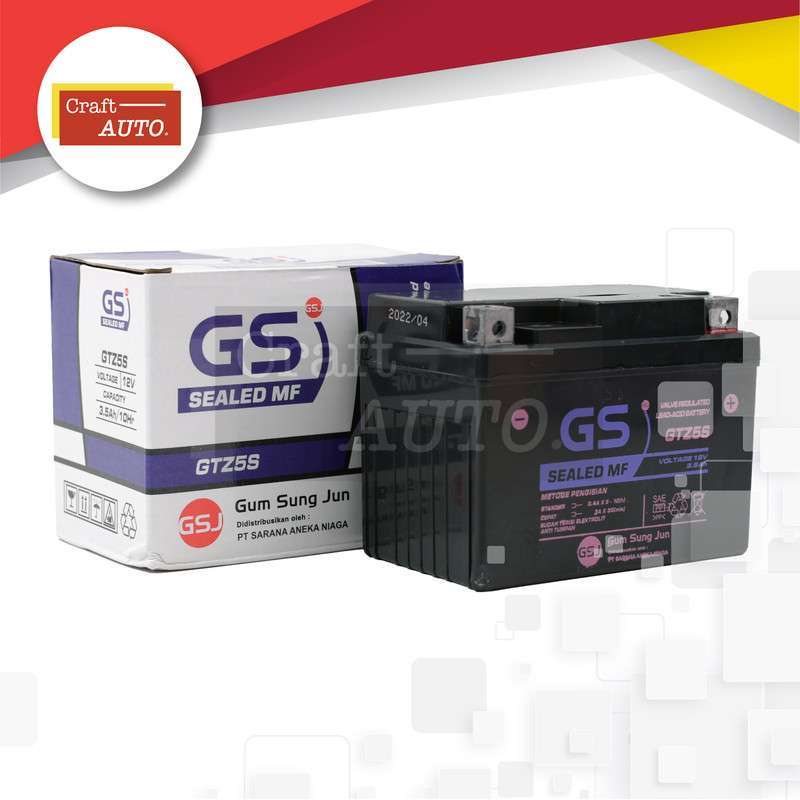 Promo Aki Motor Honda Blade 125 Gs Gtz5s Diskon 39% Di Seller Craft