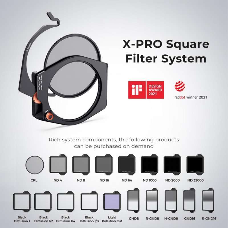 Jual K&f Concept Square Filter Kit 95mm Cpl With 4 Adaptor Ring Pro ...