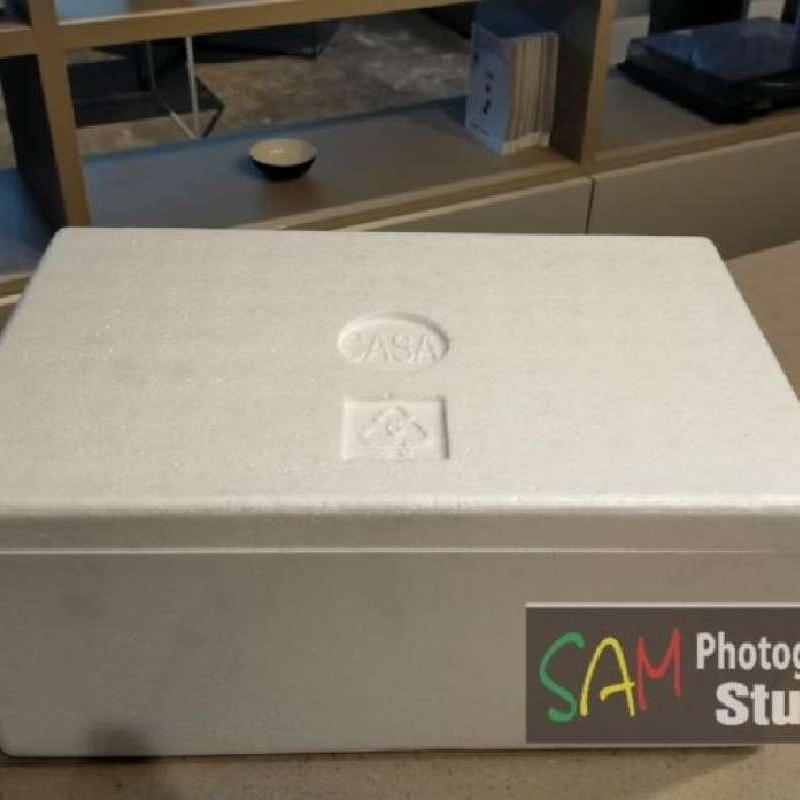 Jual Styrofoam Gabus Kotak Box ukuran Pancake dan Buah Buah di Seller Sam Photography Centre