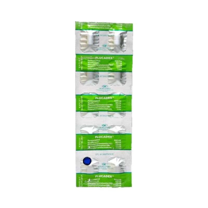 Jual Flucadex Sirup 60 Ml & Strip @ 10 Kaplet - Obat Influenza Demam