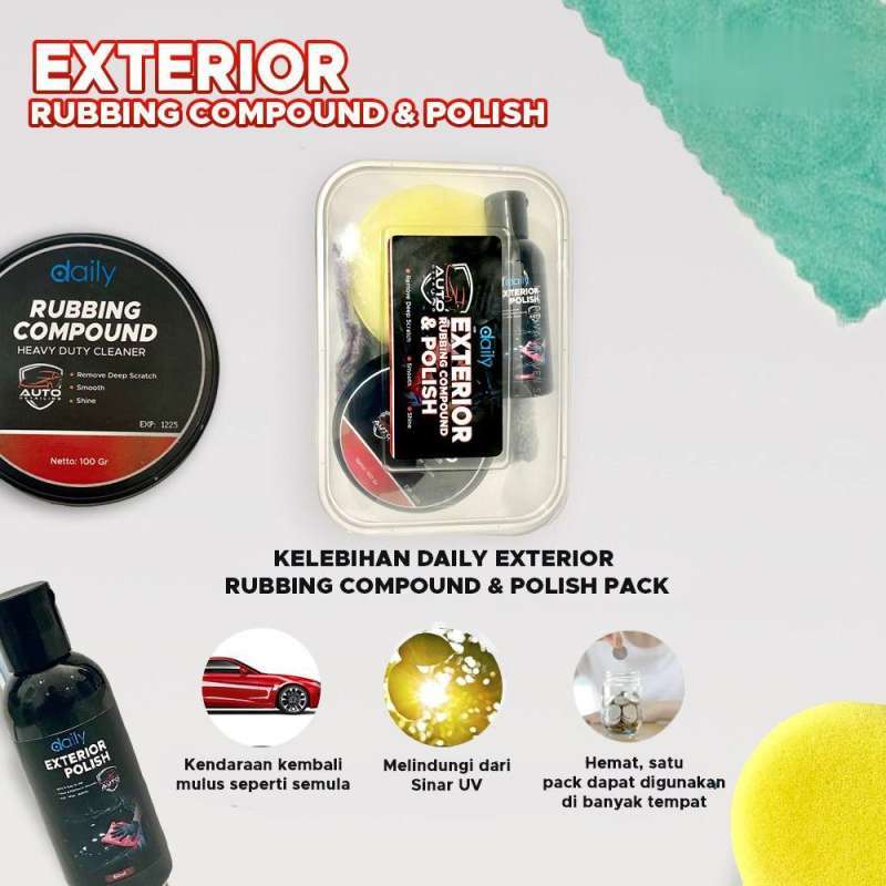 Promo Rubbing Compound Coumpound mobil Penghilang Baret Lecet Mobil