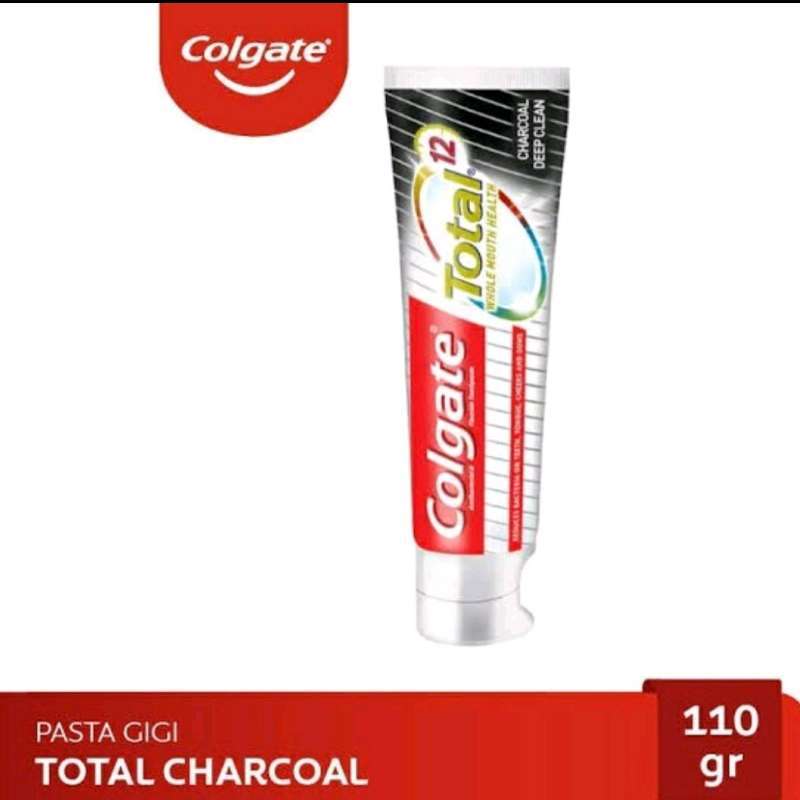 Jual COLGATE Pasta Gigi Total 12 Charcoal Deep Clean [110g] di Seller ...