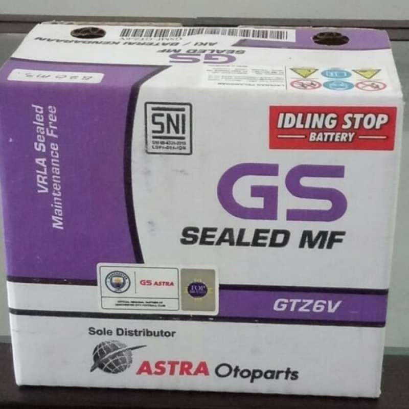 Promo Aki Motor Honda Sonic Cb150R Gtz6V Gs Astra Diskon 13% di Seller