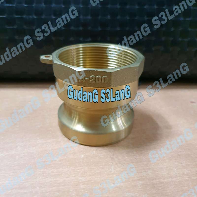 Jual Brass Camlock Coupling uk 2 tipe A Drat Adaptor Sambungan Selang