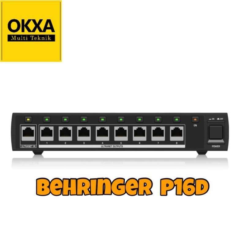 Jual Behringer P 16 D distributor POE for P 16M connect to x32 di Seller Cullen darrel