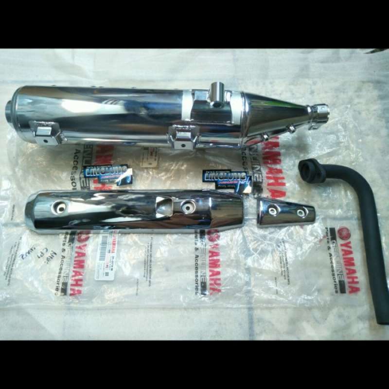 Promo Knalpot Nouvo Z Muffler Silincer Nouvo Z Fullset Yamaha Diskon 15