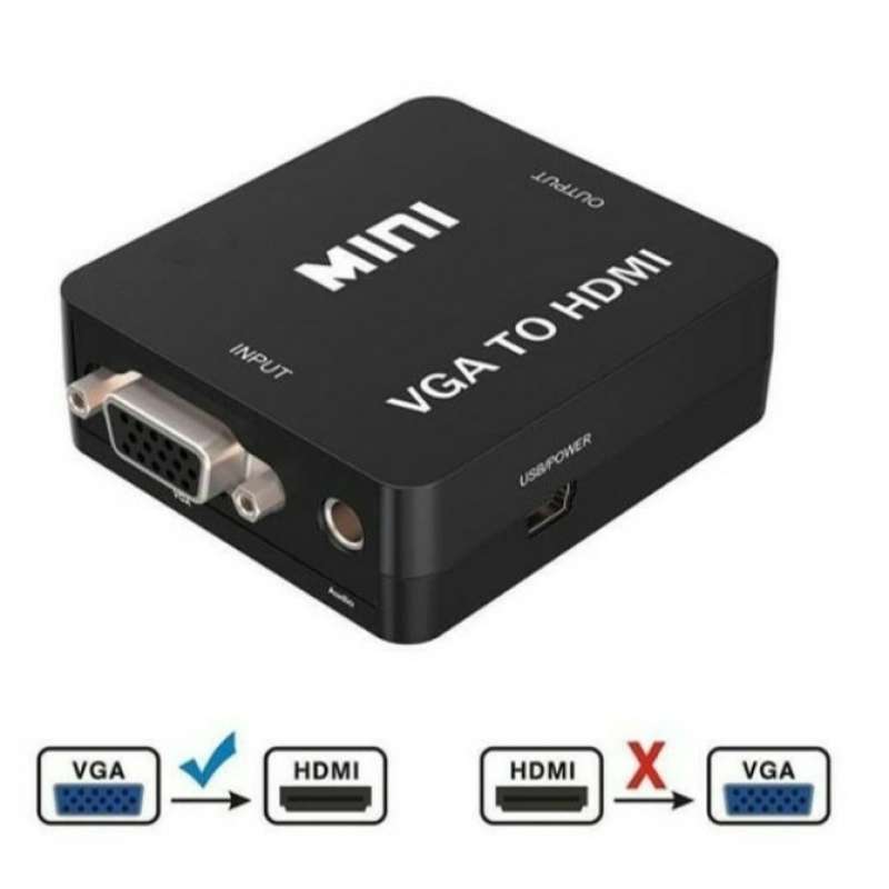 Promo Conector Converter Vga To Hdmi Diskon 15% di Seller Valmai Store ...