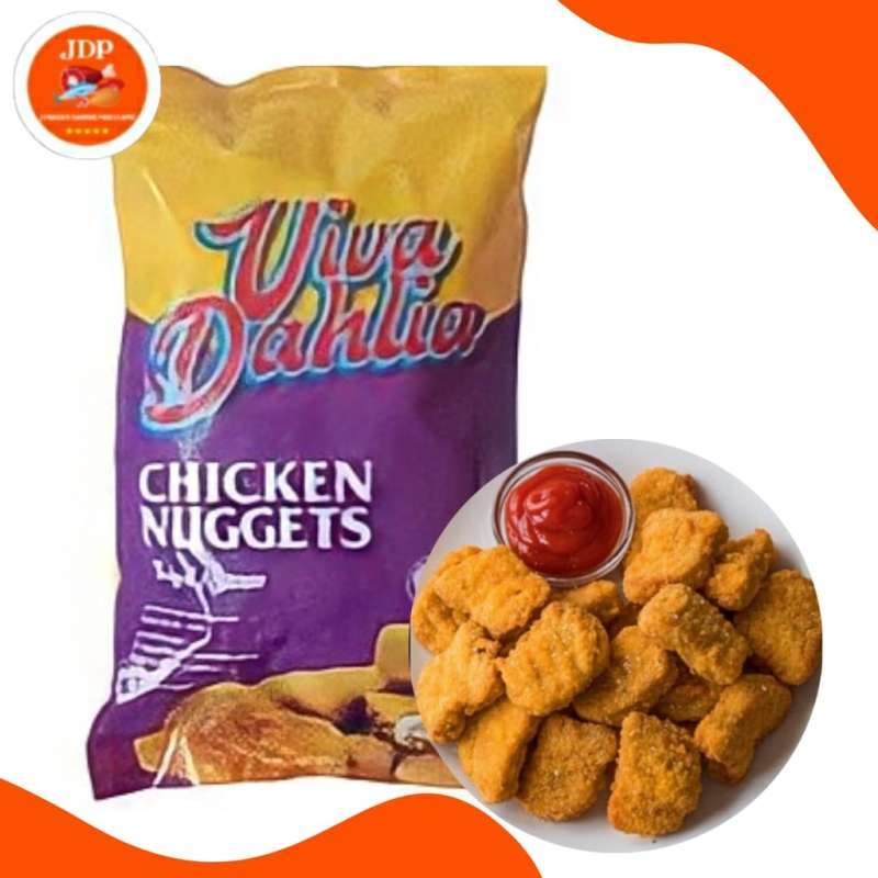 Nuget Rasa Ria Jual NUGGET NUGET NAGET CHICKEN AYAM VIVA DAHLIA FROZEEN FOOD - 500 Gr ...