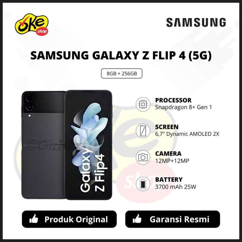 Promo Samsung Galaxy Z Flip4 5G ( 8/256GB ) Diskon 7% di Seller Okeshop ...