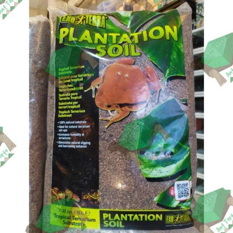 Promo Exoterra Exo Terra Plantation Soil Substrate Reptile Frog