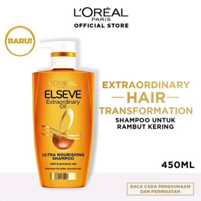 Jual Loreal Elseve Extraordinary Oil Shampoo 450 Ml di Seller Candy