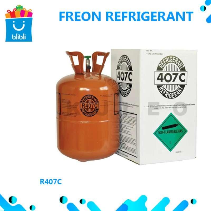 Jual Freon AC R407C REFRIGERANT 11,3 Kg OrIginal / Freon R 407C Asli di