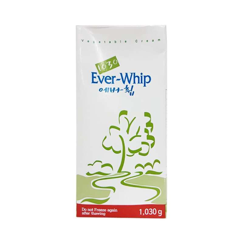 Jual EVER WHIP NON DAIRY WHIPPING CREAM SUGAR FREE 1030 GR (PACK PUTIH