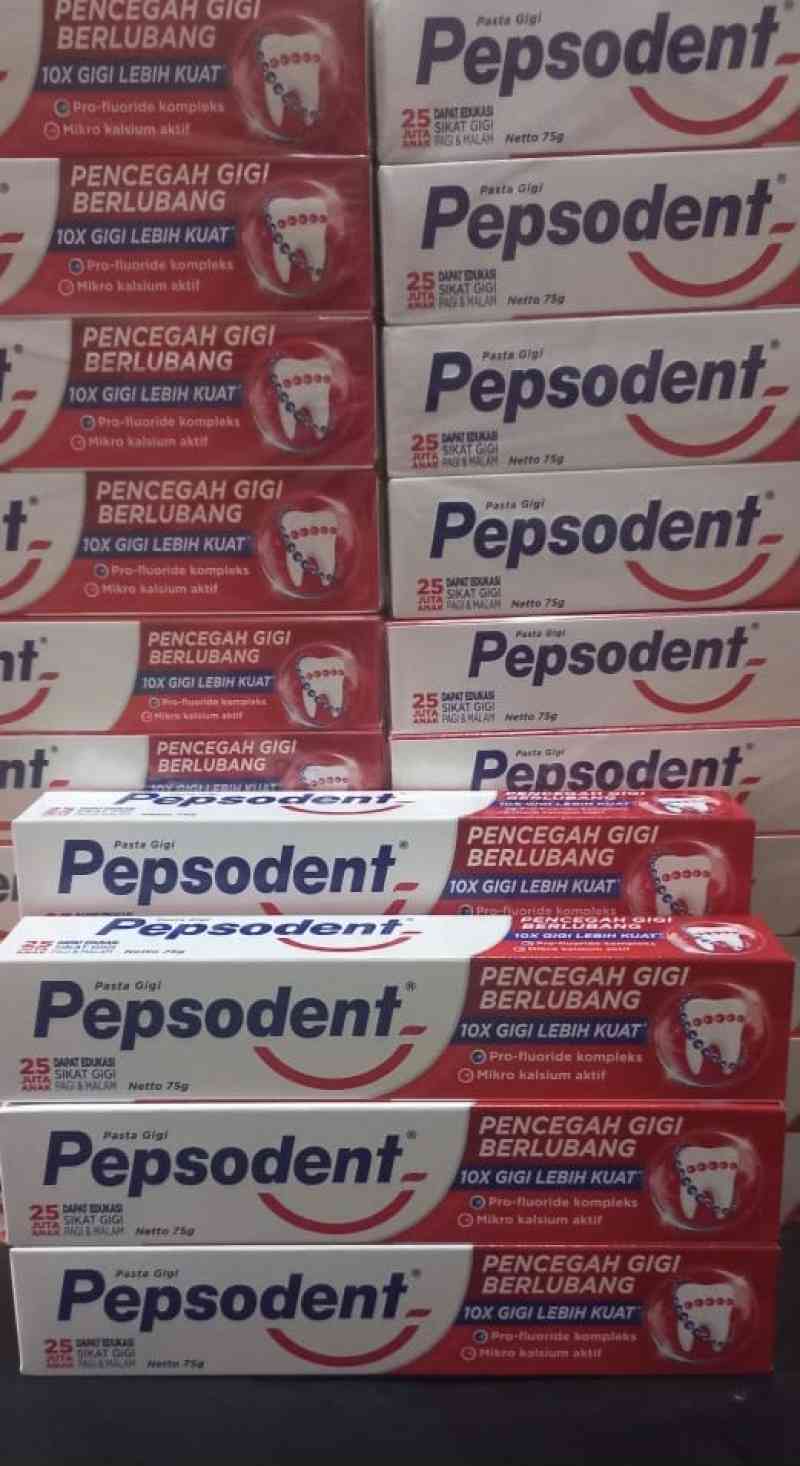 Jual Pepsodent Pasta Gigi Pencegah Gigi Berlubang 75gr di Seller Pa uwo