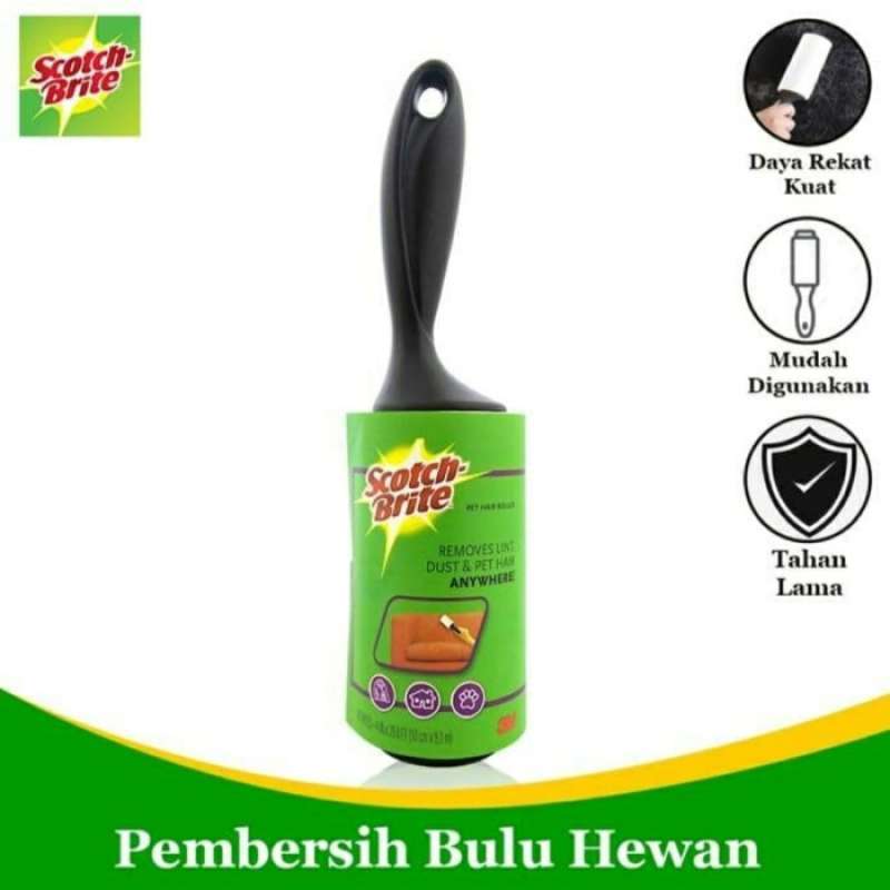 Jual SCOTCH BRITE 3M LINT ROLLER ROL PENGANGKAT BULU ID836R di Seller
