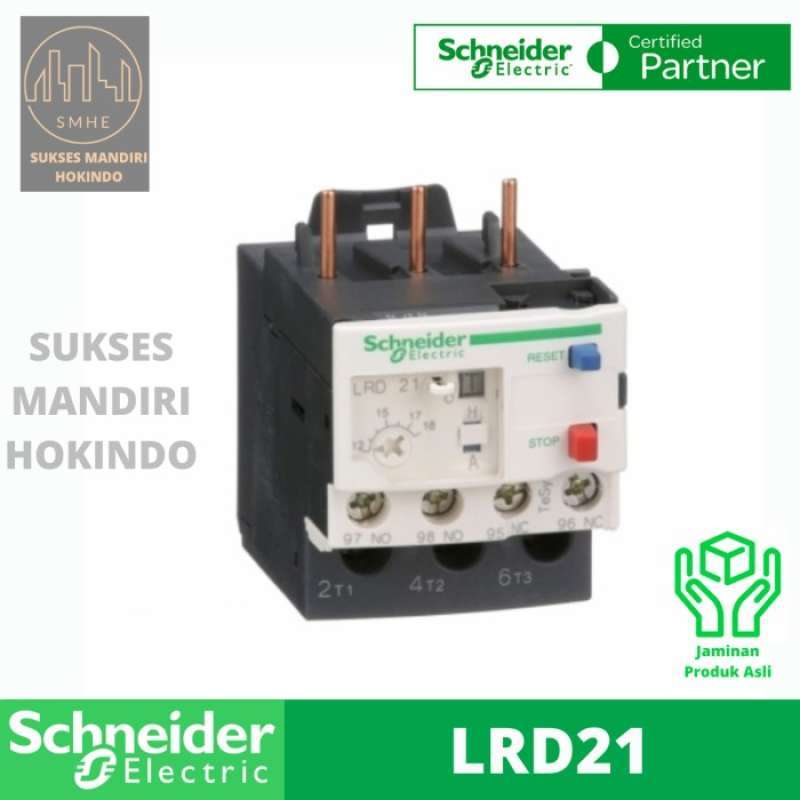 Jual Lrd21 Lrd 21 Thermal Overload Relay Schneider Tesys Original Sni