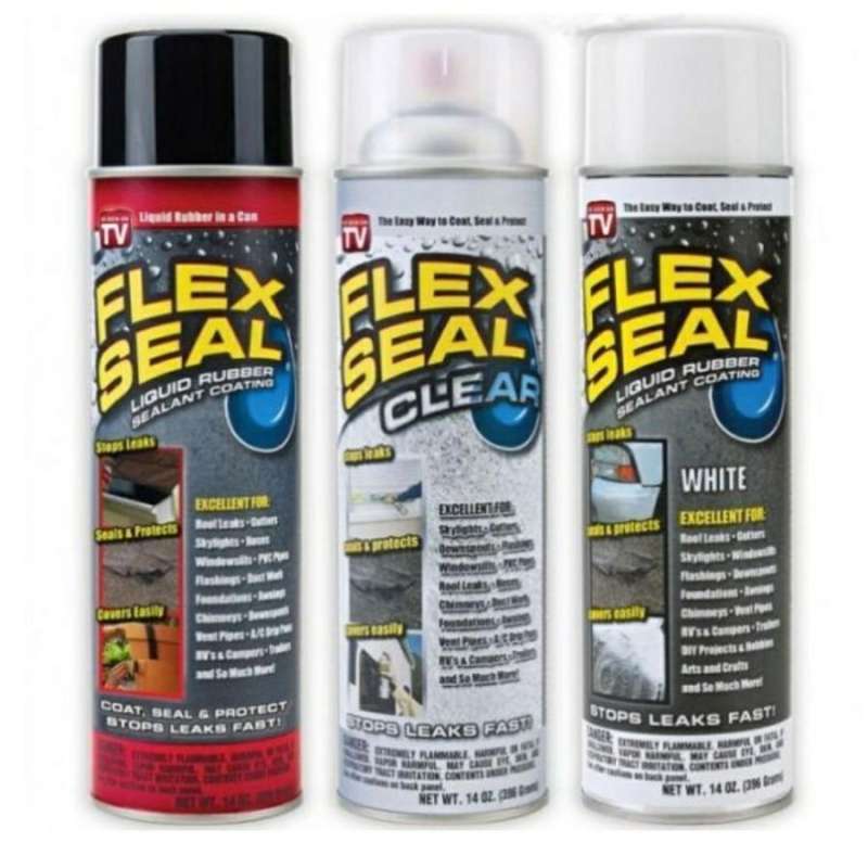 Jual FLEX SEAL CLEAR SPRAY LIQUID RUBBER SEALANT COATING FLEXSEAL LEM