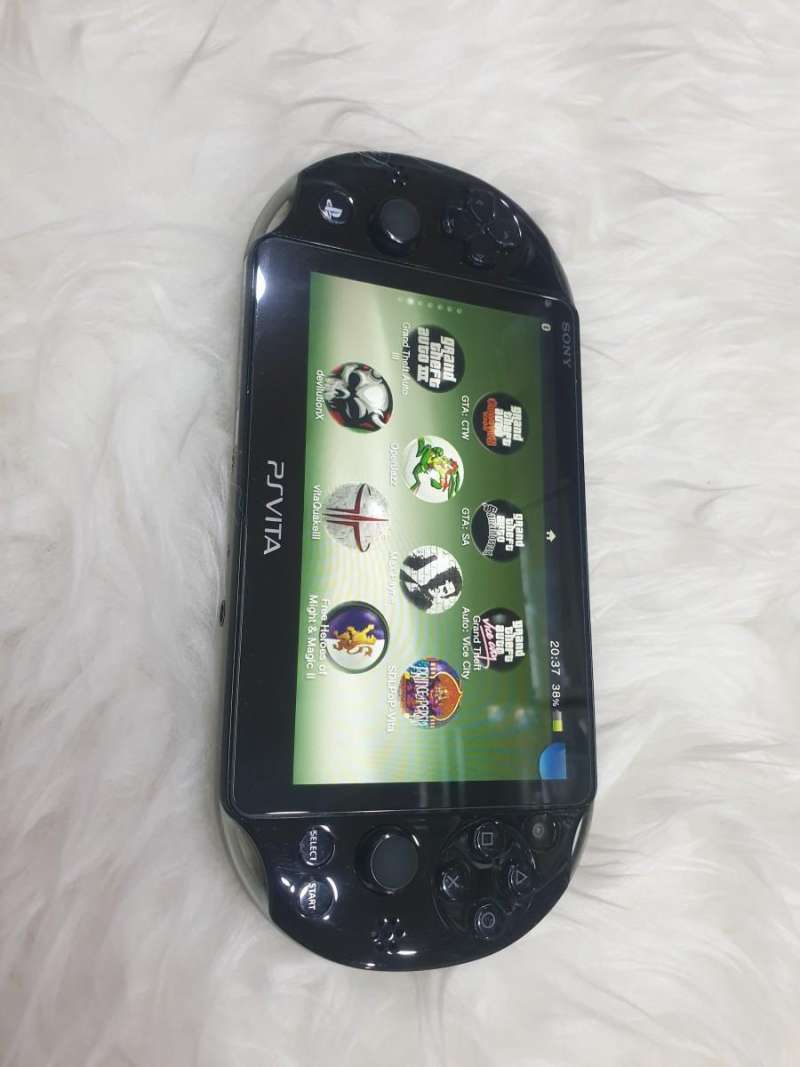 Jual PS Vita Slim 200X CFW Enso Henkaku 128GB Full Game GTA 3 / VC / SA