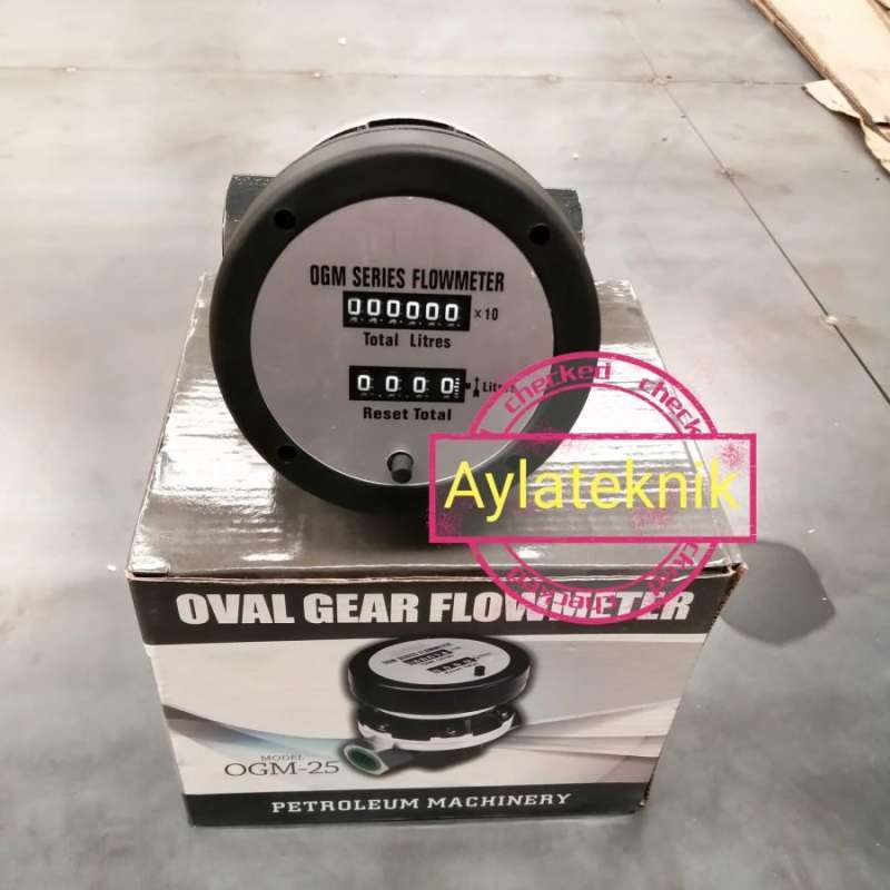 Jual FLOWMETER MANUAL ANALOG, OGM 1 INCHI, ALAT UKUR MINYAK. di Seller