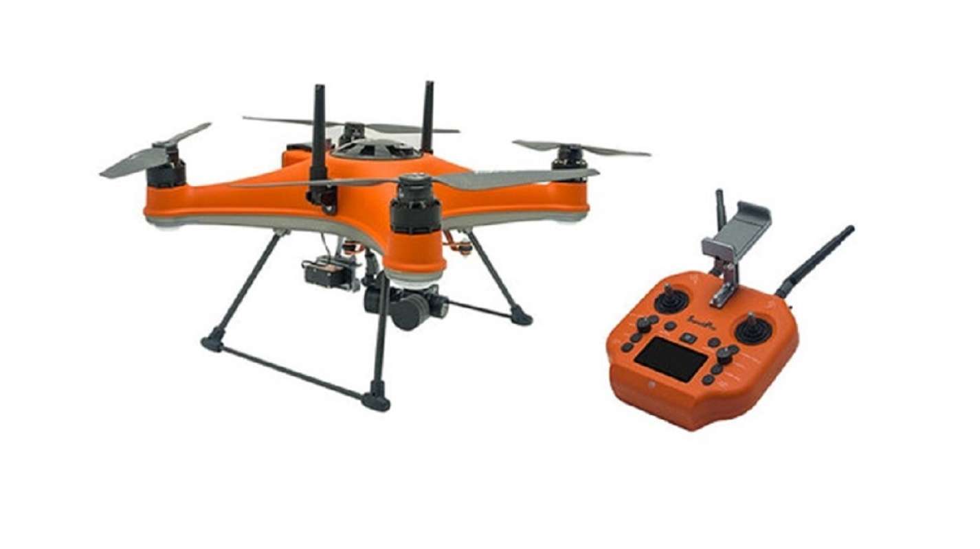 Jual Drone Anti Air Waterproof Swellpro 1axis RGB Camera di Seller