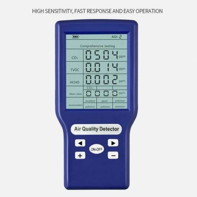 Jual Carbon Dioxide Detector CO2 ppm Meters Gas Analyzer Protable Air