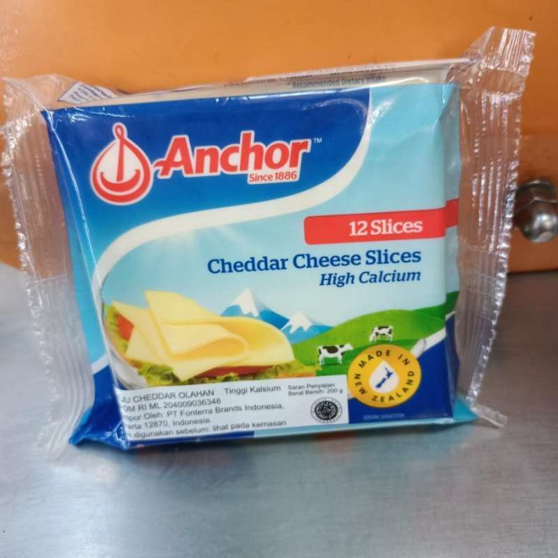 Jual Anchor Cheddar Cheese Slice 12'S di Seller jaya_berkat Parung