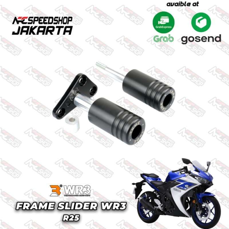 Promo FrameSlider WR3 Yamaha R25 / MT25 Frame Slider Fairing Diskon 12