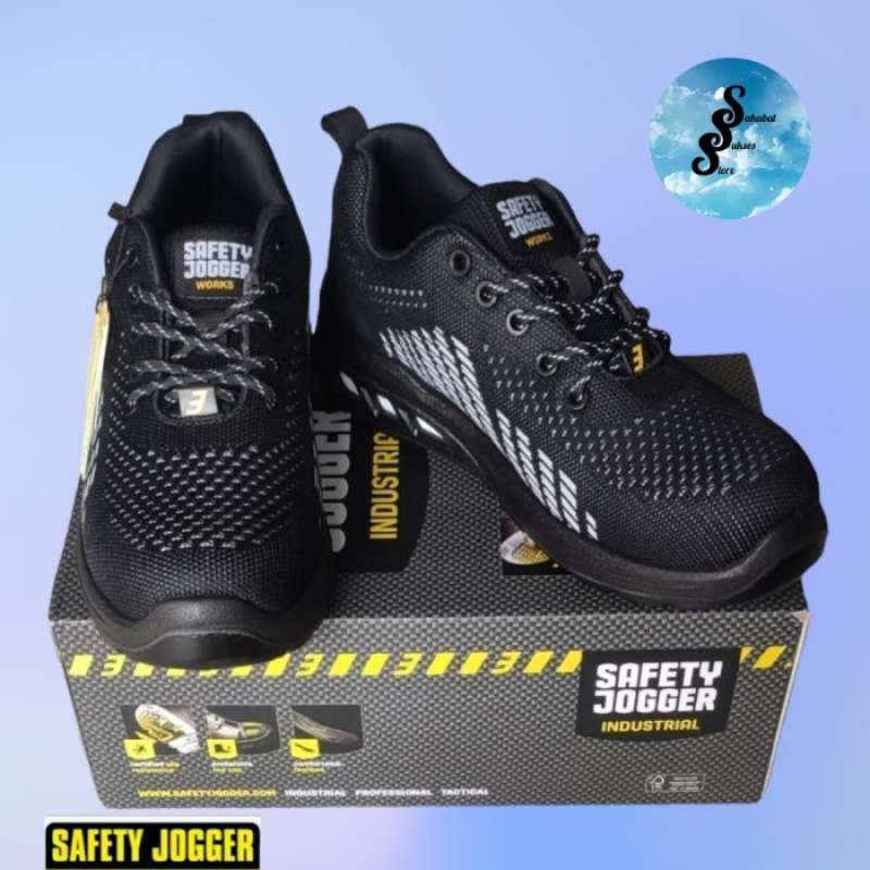 Jual SEPATU SAFETY JOGGER FITZ BLACK S1P SRC di Seller Aksara_STORE