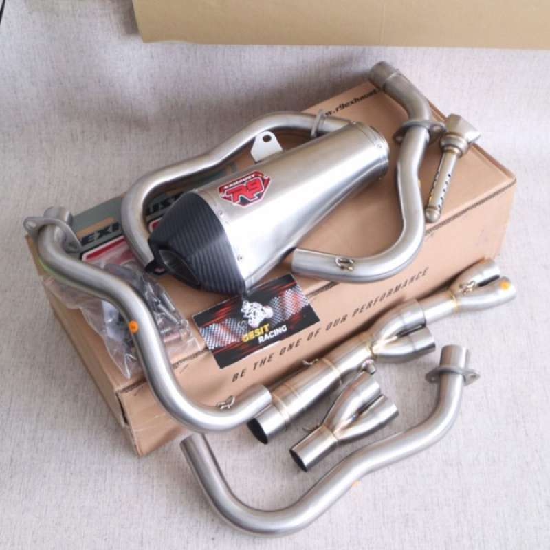 Promo Knalpot R9 Ninja ZX25R Zeta R Series Fullsystem Underbelly Diskon ...