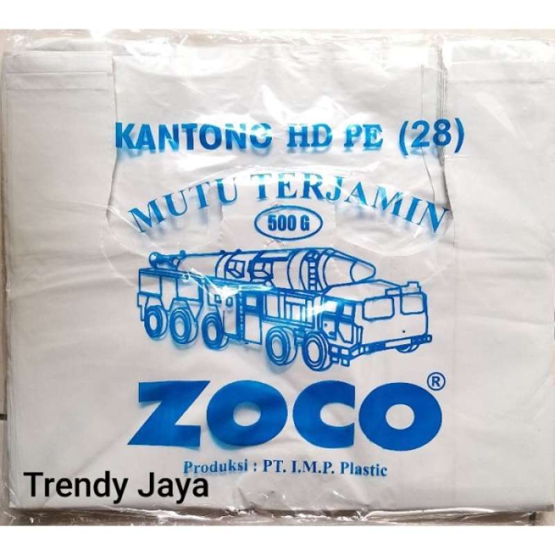 Zoco 102 Promo KANTONG PLASTIK KRESEK PUTIH TEBAL HDPE ZOCO 500GRAM Diskon 5% di ...